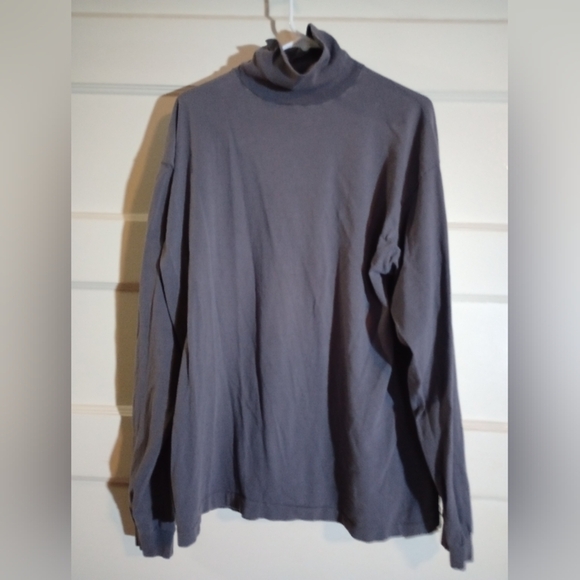 Fruit Loom XL women's gray turtleneck - Picture 1 of 2
